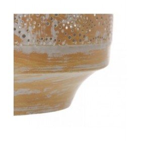 Portacandele 26,5 x 26,5 x 65,5 cm Naturale Metallo