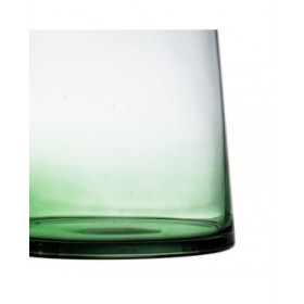 Portacandele 16,5 x 16,5 x 35 cm Verde Vetro