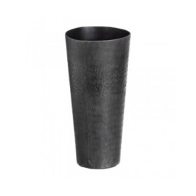 Vaso Grigio Metallo 15 x 15 x 31 cm