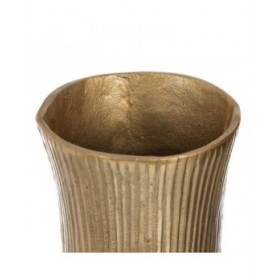 Vaso Dorato Metallo 15 x 15 x 46 cm