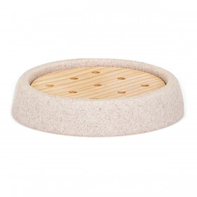 Portasapone Andrea House Cenere Arenaria (Ø 10,5 x 2 cm)
