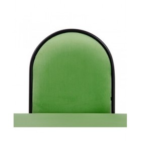Panca 110 x 40 x 68 cm Tessuto Sintetico Metallo Verde