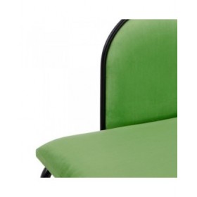 Panca 110 x 40 x 68 cm Tessuto Sintetico Metallo Verde