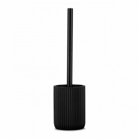 Scopino per il Bagno Andrea House Mat Nero Resina (Ø 9,5 x 36 cm)