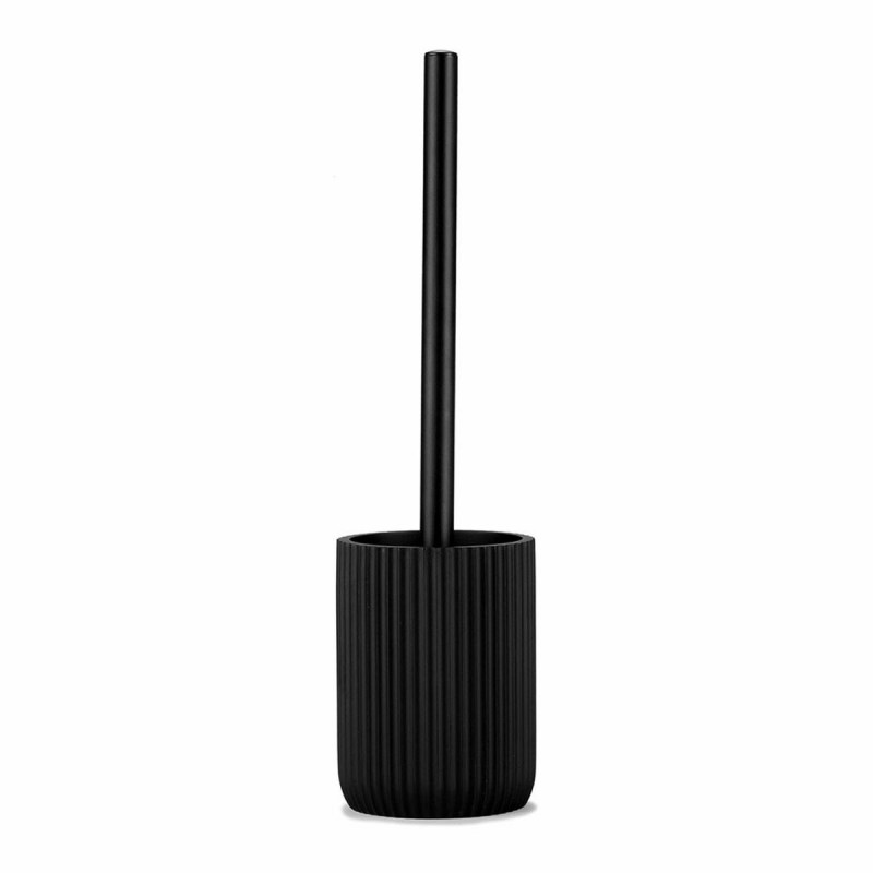 Scopino per il Bagno Andrea House Mat Nero Resina (Ø 9,5 x 36 cm)