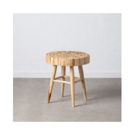 Tavolo aggiuntivo Naturale teak 50 x 50 x 55 cm