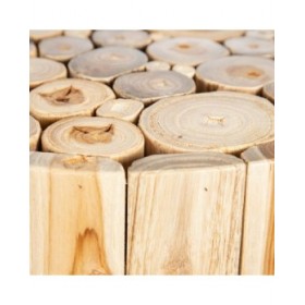 Tavolo aggiuntivo Naturale teak 50 x 50 x 55 cm