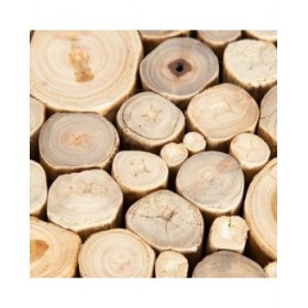 Tavolo aggiuntivo Naturale teak 50 x 50 x 55 cm