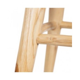 Tavolo aggiuntivo Naturale teak 50 x 50 x 55 cm