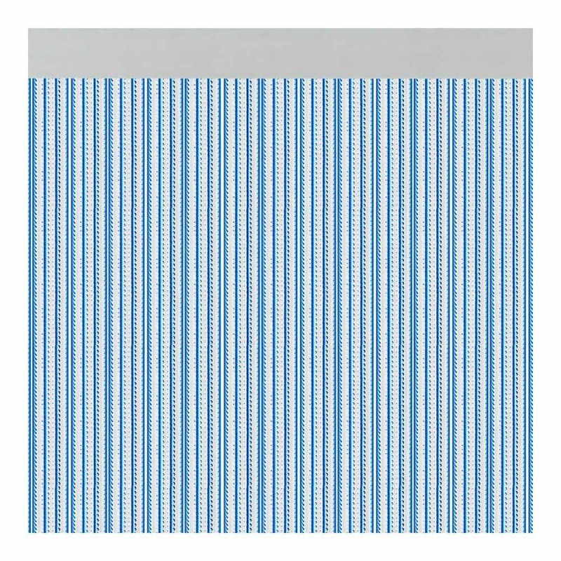 Tenda Acudam Brescia Porte Azzurro Esterno PVC Alluminio 90 x 210 cm