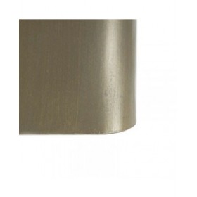 Tavolo aggiuntivo 50,5 x 50,5 x 51 cm Cristallo Nero Dorato Metallo