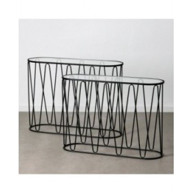 Set di mobili Nero 107 x 35,5 x 79 cm