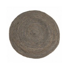 Tappeto Grigio Juta 120 x 120 cm