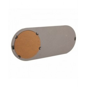 Appendiabiti con specchio Alexandra House Living Grigio Legno di abete Legno MDF 5 x 30 x 60 cm