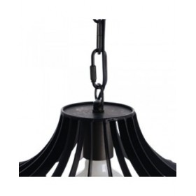 Lampadario 35 x 35 x 31 cm Nero Metallo
