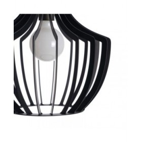 Lampadario 35 x 35 x 31 cm Nero Metallo
