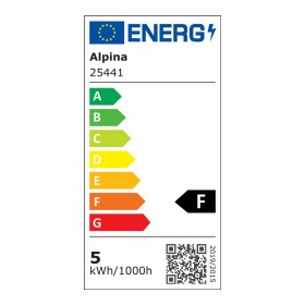 Lampadina Intelligente Alpina RGB Wi-Fi 4,9 W E14 2700-6500 K 470 lm
