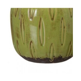 Vaso 19,5 x 19,5 x 18,5 cm Ceramica Pistacchio