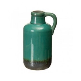 Vaso 15,5 x 15,5 x 30 cm Ceramica Blu scuro