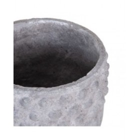 Vaso 31,5 x 31,5 x 23,5 cm Grigio Resina