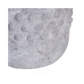 Vaso 31,5 x 31,5 x 23,5 cm Grigio Resina