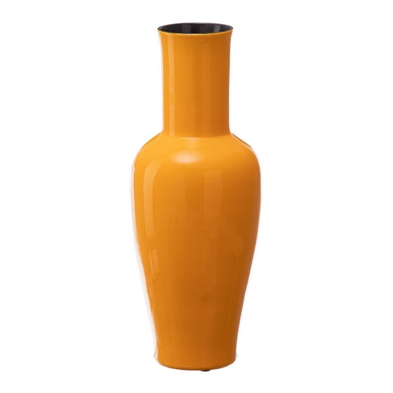 Vaso 18 x 18 x 46,5 cm Ceramica Giallo