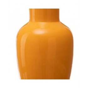 Vaso 18 x 18 x 46,5 cm Ceramica Giallo
