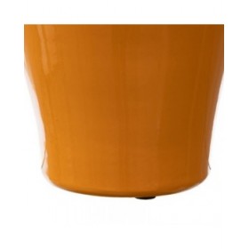 Vaso 18 x 18 x 46,5 cm Ceramica Giallo
