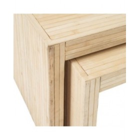 Tavolino da Caffè 110 x 55 x 50 cm Legno 2 Unità