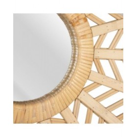 Specchio da parete Naturale 65 x 2,5 x 65 cm
