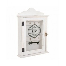 Armadietto portachiavi Alexandra House Living Bianco 7 x 36 x 25 cm