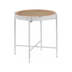 Tavolo aggiuntivo 50 x 50 x 53,5 cm Metallo Bianco