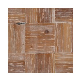 Tavolo aggiuntivo 50 x 50 x 56 cm Naturale Metallo Bianco