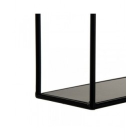 Scaffale 51 x 13 x 76,5 cm Nero Metallo