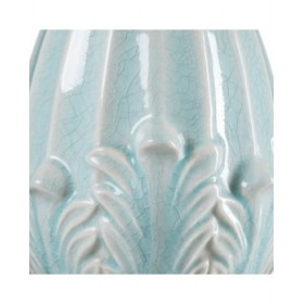 Statua Decorativa 17,5 x 17,5 x 25,5 cm Turchese