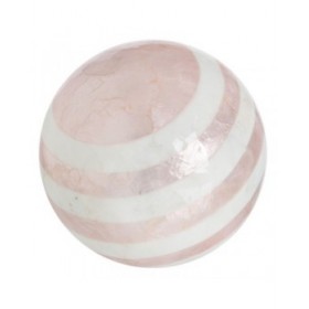 Palle CAPIZ Decorazione Rosa 10 x 10 x 10 cm (8 Unità)