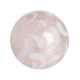 Palle CAPIZ Decorazione Rosa 10 x 10 x 10 cm (8 Unità)