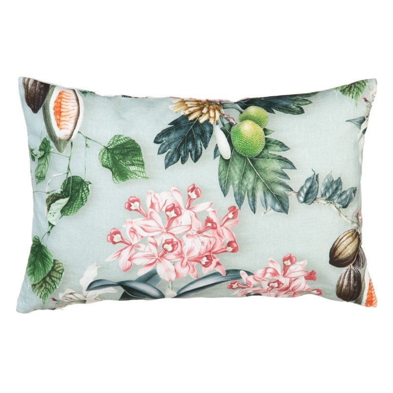 Cuscino Turchese 100 % cotone 60 x 40 cm Orchidea