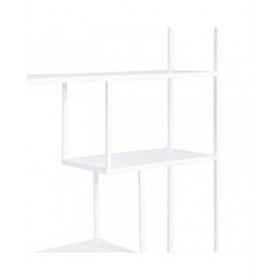 Scaffale SQUARE Metallo Bianco 80 x 26 x 180 cm
