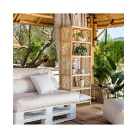 Scaffale RATÁN 64 x 34,5 x 171 cm Naturale Bambù