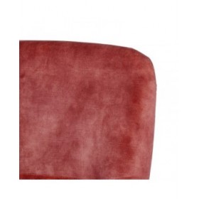 Poltrona 77 x 64 x 88 cm Tessuto Sintetico Legno Rosso Scuro