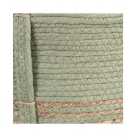Set di Cesti 42 x 42 x 48 cm Menta Fibra naturale (3 Pezzi)