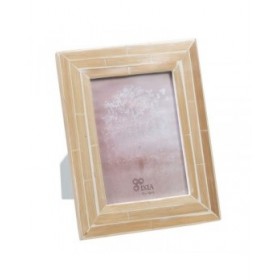 Portafoto Beige 20 x 25 cm Bambù Legno MDF