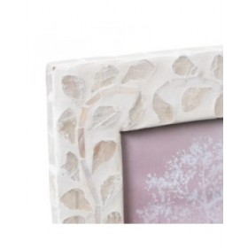 Portafoto Beige Madreperla 17 x 22 cm Legno MDF