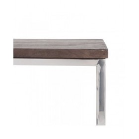Tavolino da Caffè 152 x 38,5 x 38,5 cm Metallo Legno 3 Unità