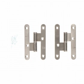 Cerniera EDM 85483 PN07 Acciaio inossidabile 100 x 58 mm Sinistra