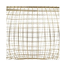 Tavolino da Caffè 74 x 74 x 44 cm Cristallo Ferro