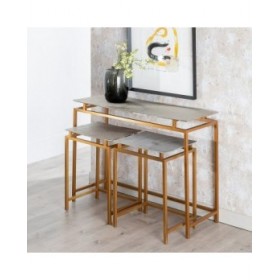 Set di mobili Dorato Argentato 109 x 38,1 x 78,7 cm