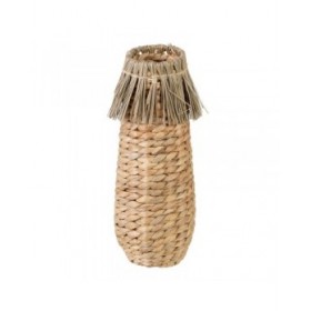 Vaso Naturale 12 x 12 x 40 cm Fibra naturale
