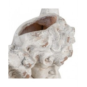 Scultura Bianco Resina Ossido di magnesio 60 x 25 x 68 cm